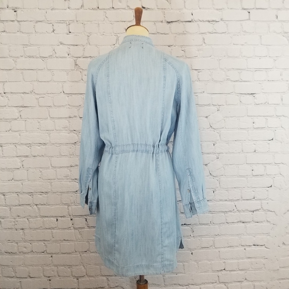 Lou and Grey Denim Chambray Dress, Size S - Picture 6 of 14